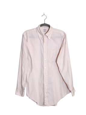 Brooks Brothers Light Pink Button Down Shirt Size 15.5